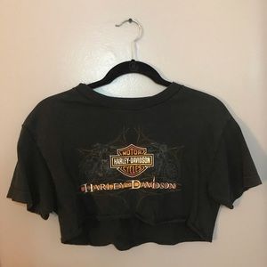 Harley Davidson Crop Top